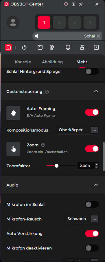Spielerlebnis verbessern: Mein Streaming-Setup enthüllt 29 Obsbot Meet 2 Software 2