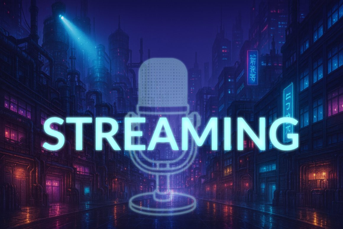 Streaming Kategoriehintergrundbild