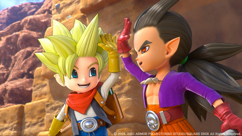 Let's Play: Dragon Quest Builders 2 Abenteuer erleben 1 Die beiden Hauptcharaktere von Dragon Quest Builders 2