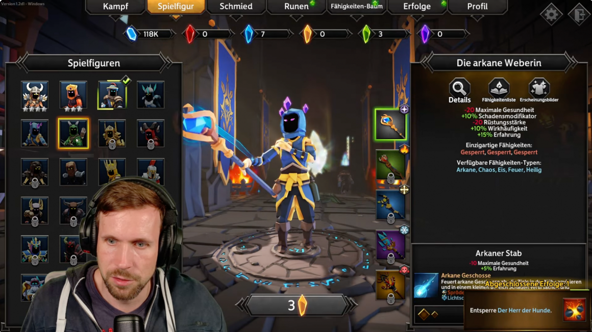 Review von Soulstone Survivors - Großartiges Rogue -like? 7 Die Klassenauswahl bei Soulstone Survivors ist groß