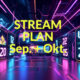 Streaming Plan von STFlow für September und Oktober 2025