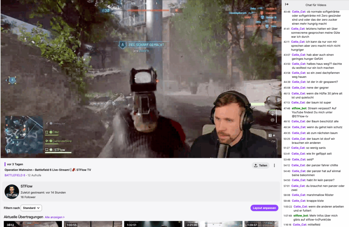 Vier Monate Streamer – mein kritischer Erfahrungsbericht bis Oktober 2025 1 Erfahrungsbericht von Streamer STFlow auf Twitch.