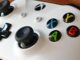 close up shot of a white xbox game controller