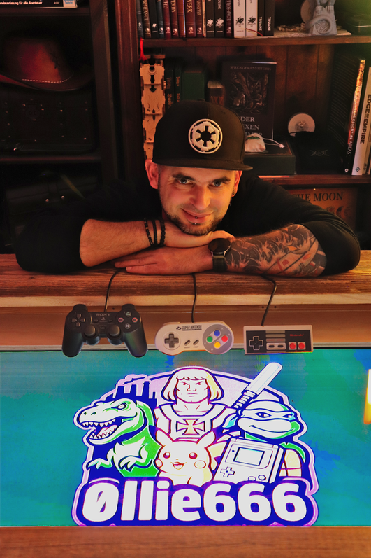 0llie666, Friends of Flow, Retro Gaming, Twitch, LAN-Party, Streamer Interview, Community, Insert Heart 1 0llie666 Ollie666 Streamer Twitch 1
