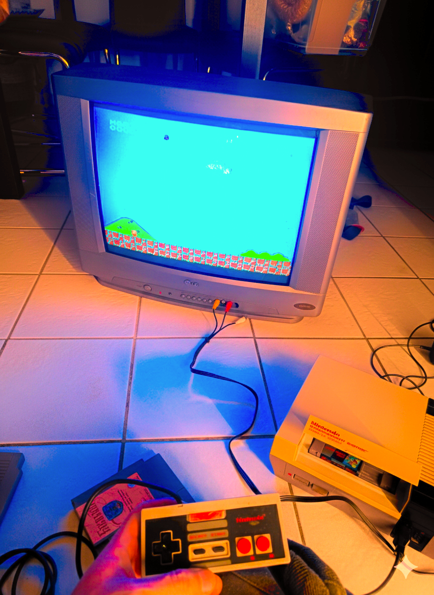 0llie666, Friends of Flow, Retro Gaming, Twitch, LAN-Party, Streamer Interview, Community, Insert Heart 16 Roehrenfernseher Retro Games 0llie666 Ollie666